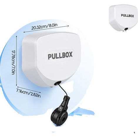 Soporte para cable de cargador de vehículo eléctrico, mecanismo de bloqueo automático, compatible con montaje en pared, BLANCO (1/2)