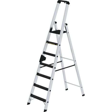MUNK Stehleiter mit clip-step R13 250kg, 7 Stufen (1/5)
