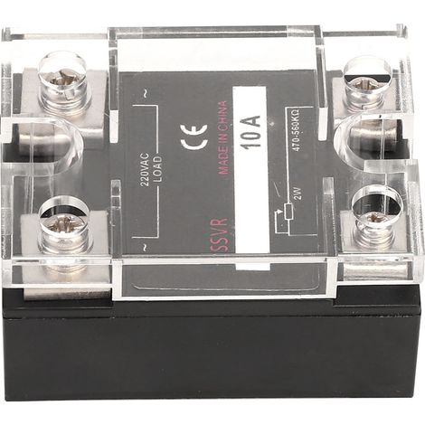 Régulateur de tension à semi-conducteurs monophasé SSVR 470-560 kΩ, alimentation électrique 220 V CA (BERM-R 10 A) (1/5)