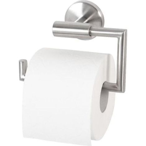Perforierter Toilettenpapierhalter aus Edelstahl 304, gebürstete Oberfläche, für das Badezimmer. (1/4)