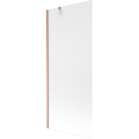 Mexen Next Wannenfaltwand 1-flügelig 80 x 150 cm, matt, gebürstetes Kupfer - 895-080-000-00-30-65 (1/5)