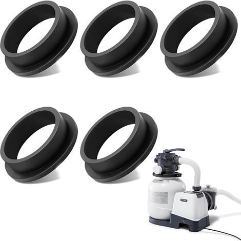 pcs Replacement O-Rings for Intex Pools, Rubber Sealing Gaskets, Pool Accessories, for Intex Sand Pumps 26323CA, 26323EH, 26331CA, 26331EH, 26337EH (Black)
