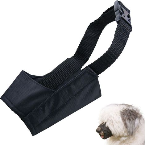 Muselière Gloria Noir Nylon Taille 2 (14 cm)