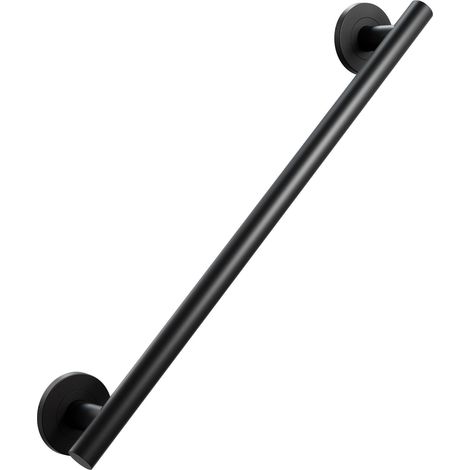 AKW 1200 Series Straight Grab Rail 600mm Length - Matt Black Stainless Steel (1/2)