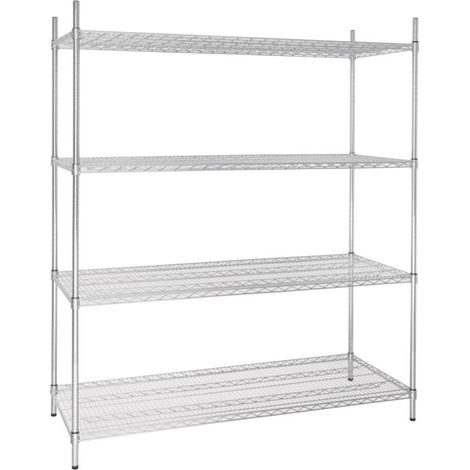 Étagère en kit 4 niveaux - 61 x 183 x 152 mm - VOGUE (1/5)
