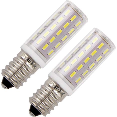 E14 Ampoule hotte Aspirante 5W, 50W Ampoule Halogène Équivalent, AC100-240V Blanc Froid 6000K taille toute petite - Lot de 2 (1/5)