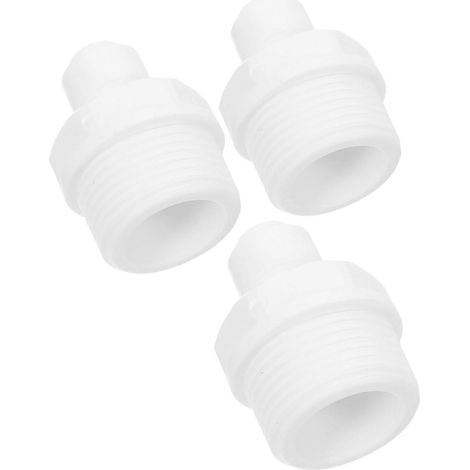 Ensemble de connecteurs pour purificateur d'eau en 3 pièces : adaptateur de tuyau 34 à 14, connecteur de tuyau à connexion rapide droit, accessoires pour système d'osmose inverse autobloquant, compati (1/5)