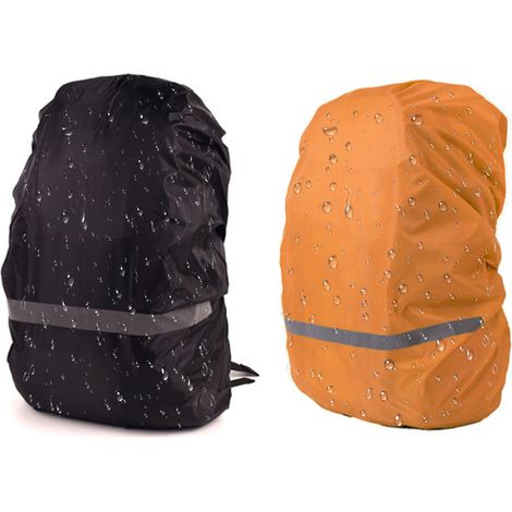 Housse De Protection Pour Sac A Dos - Imperméable IPX7 - Avec Bande Réfléchissante Et Sangle Réglable - Pour Randonnée Camping Vélo - 1 Pièce (1/5)