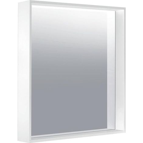 Keuco X-Line Kristallspiegel 33295, 650 x 700 x 105 mm, Farbe: Cashmere - 33295182000 (1/5)