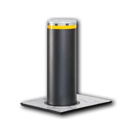 Faac – Bollard fixe 600mm pour motorisation de portail – Installation simple sans travaux – Acier S235JRG2 traité – Revêtement gris foncé RAL7021 (1/3)