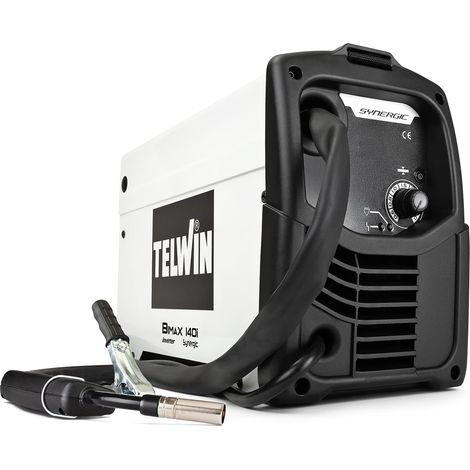 Telwin Bimax 140i Synergic saldatrice inverter a filo animato FLUX no gas con torcia diretta, 150A