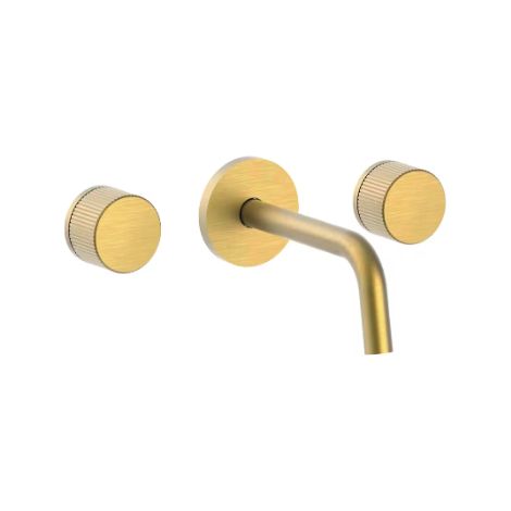 Batteria incasso lavabo 3 fori con bocca l. 175 mm, Honey Gold Spazzolato Paffoni serie Jo JO003HGSP Ottone - Honey Gold Spazzolato (1/2)