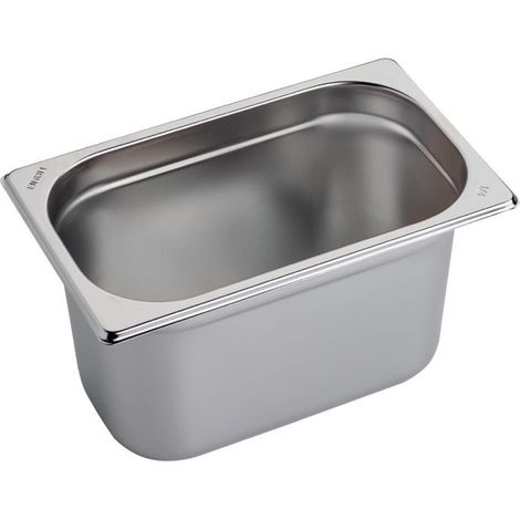 Bac inox GN1/4 150mm - 176 x 162 x 150 mm - Gastro M