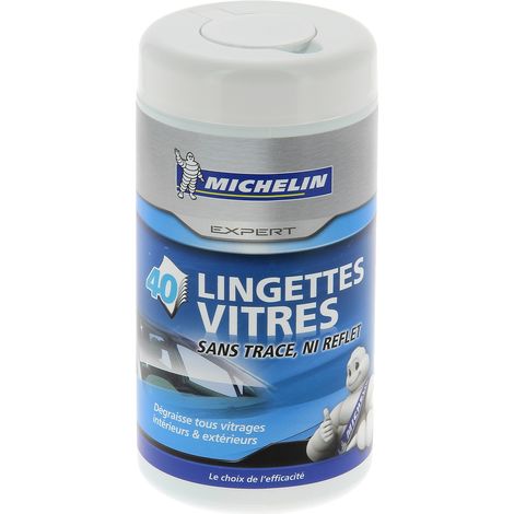 MICHELIN Boite 40 lingettes vitres (1/4)