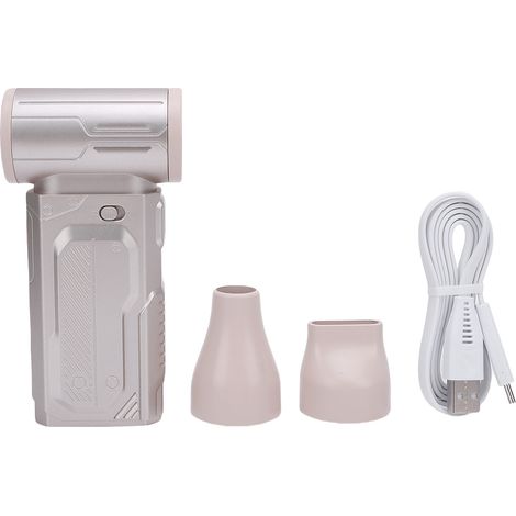 Ventilateur turbocompressé 130000 tr/min, Turbine portative, souffleur à Jet pour plage, voyage, pique-nique, Camping, 124x63x35mm, or (1/5)