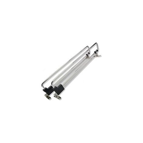 Lot de 2 Porte Cintre Coulissant - Porte Manteaux Télescopique - Vêtements Extractible 300mm - Tringle Coulissante Penderie pour Armoire ou Dressing