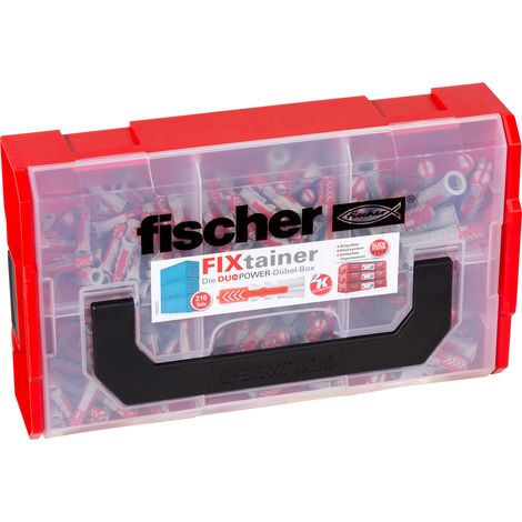 FISCHER FIXtainer DUOPOWER Dübel-Box, 210 Stück Profi Dübel (1/5)