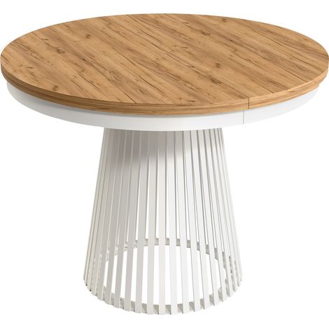 Table Stanton 150, Chêne doré artisanal, 77x0x180cm, Disponible, Stratifié, Métal