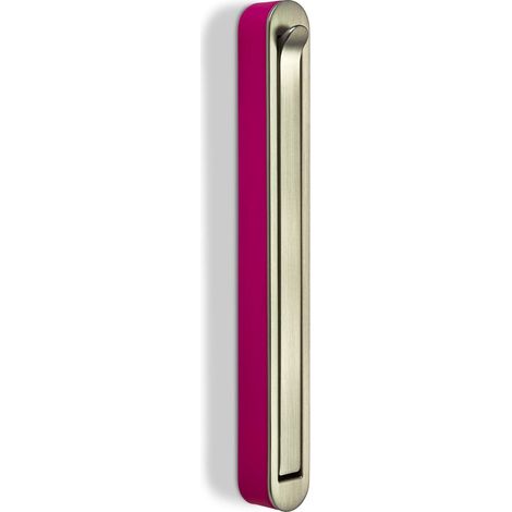 Aufbau-Klapphaken HARZ - Ring: pink / Haken: Edelstahloptik (1/4)