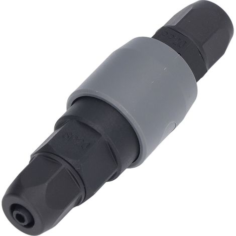 Raccord rapide pneumatique type C en acier plastifié, coupleur auto-bloquant SP20+PP20 pour compresseur d'air, accessoire flexible PU, connecteur mâle-femelle à fixation instantanée (1/5)