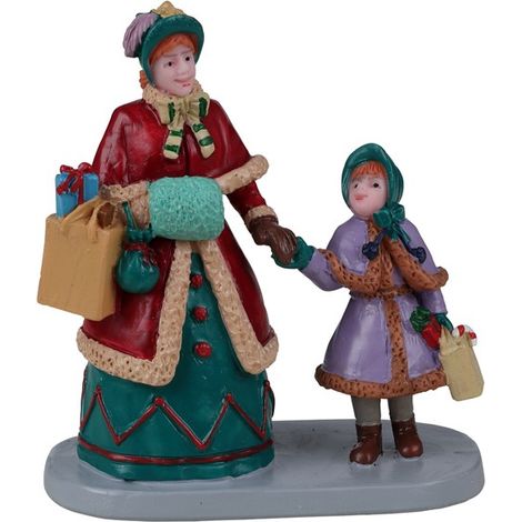 Lemax Holiday Shopping With Mum 22142 villaggio di natale