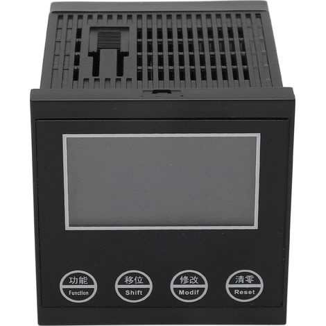 Compteur numérique à 6 chiffres avec affichage LCD, minuterie 0,00001‑999999, 100‑240 V CA, usage industriel