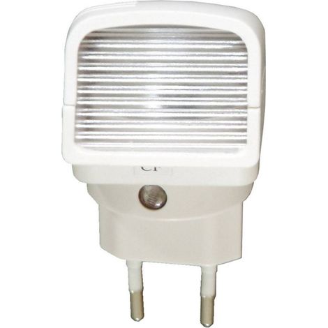 Veilleuse LED enfichable - Blanc - Chacon (1/2)