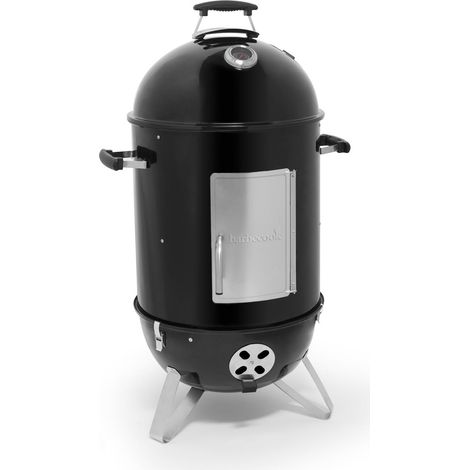 Räucherofen Barbecook Oskar M schwarz 54 cm x 61 cm emailliert (1/5)
