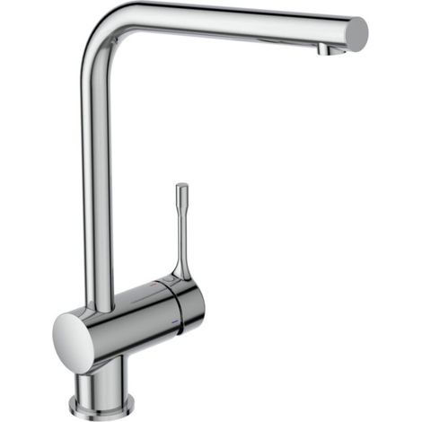 Grifo de cocina caño alto IDEAL STANDARD Ceralook cromo + microfibra (1/4)