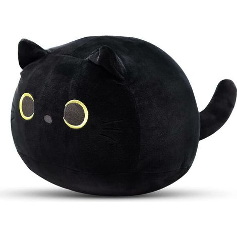 Coussin chat noir de 20 cm (1/5)