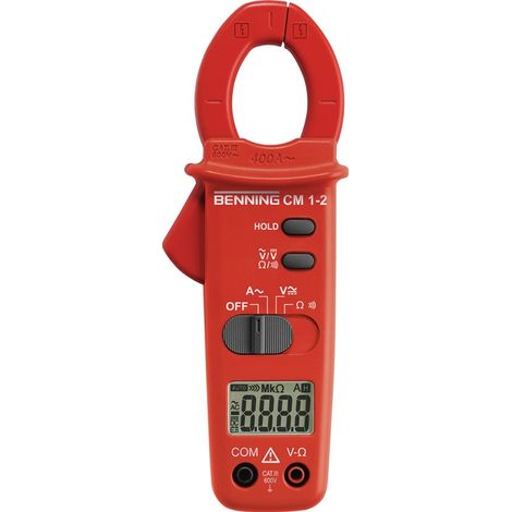 Benning CM 1-2 Stromzange, Hand-Multimeter  digital  CAT III 600 V Anzeige (Counts): 2000
