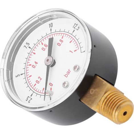 Gauge de pression Mini mangeur de basse pression pour l' d'air à carburant ou l'eau 0-15psi / 0-1bar bricolage materiel (1/3)