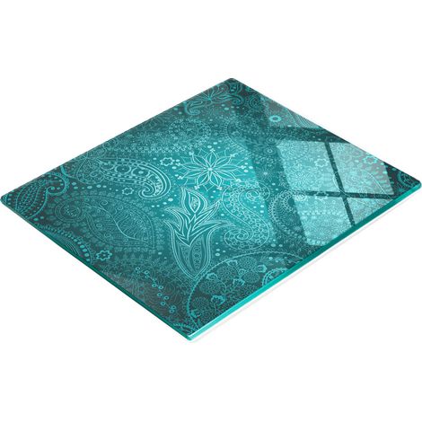 Tablero decorativo multifuncional de vidrio templado de 60x52 cm