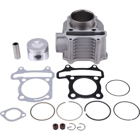 Moto Cylindre Moteur Kit Piston Rondelle Trou 58.5mm Assemblage de Cylindre (1/5)