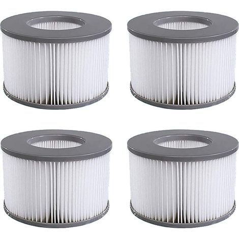 Filtre Spa Lite pour mspa – Cartouche filtrante 4000 cm² avec 90 ailettes – Modèle 2020 – Lot de 4 pièces (1/5)