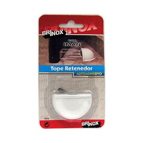 Tope Puerta Adh.con Retenedor Blanco B78260b