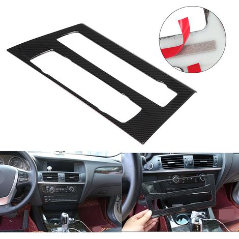 Dekorativer Lüftungsrahmen aus Kohlefaser für die Klimaanlage, kompatibel mit BMW X3 2011-2017, elegante Innenausstattung, Abschlusskit. (1/5)