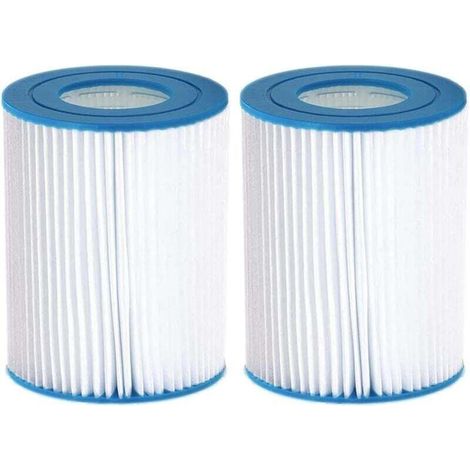 XVX Cartouche de Filtre de Piscine de Type II, Cartouche filtrante pour bestway 58094 Filtre Pack, Pompes de Filtre Cartouche de Filtre de Remplacement Universel. (2 pièces) (1/4)