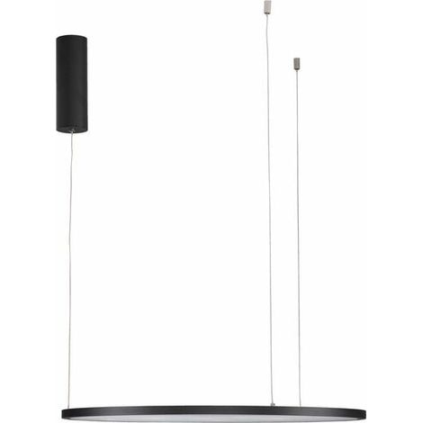 [NEUWERTIG] B-Ware Nova Luce Pendelleuchte Hängeleuchte LED TARQUIN Schwarz Warmweiß dimmbar 60 cm (1/2)
