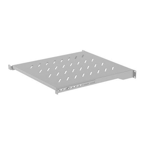 Lanberg 19" 800mm Rack Shelf (1U/ 483 x 500 mm, load capacity up to 25 kg, 4-point mounting)
