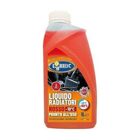 12,0 x LIQUIDE ANTIGEL POUR RADIATEUR DE VOITURE ROUGE LUBEX