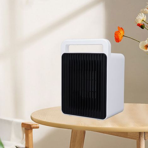 Calefactor eléctrico portátil para oficina y dormitorio, calentamiento rápido y eficiente, ABS blanco, 220 V UE (1/5)