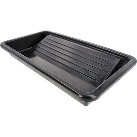 Bac À Peinture - 1 Pièce - 61 cm x 35 cm - Polypropylène - Pour Projets Intérieurs Et Extérieurs - Noir (1/5)
