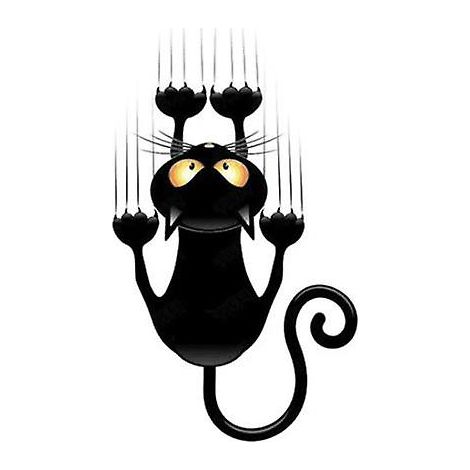 Ensemble de deux autocollants pour chats (1/5)