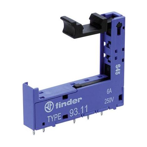 Finder 93.11 Support relais avec étrier de fixation Adapté pour série (relais): Finder série 34 Find (1/2)