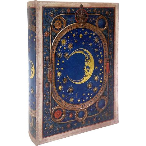 Moon Book Box, MDF, foderato in poliestere - Stile elegante e mistico (1/5)