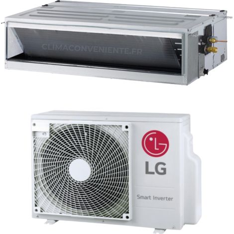 LG – Climatiseur réversible gainable 24000 BTU – Technologie Inverter avec compresseur Twin Rotary DC – Classe énergétique A+ – Installation faux plafond (1/5)