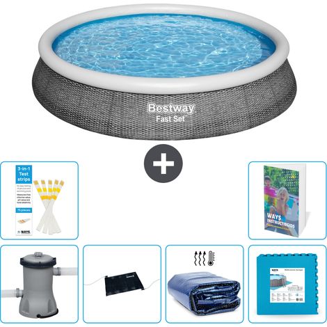 Bestway Bestway Fast Set Ronde - 396x84 cm - 7-pièces S340 (1/5)