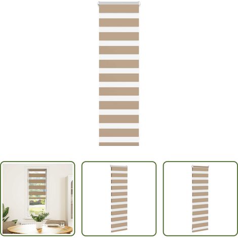 Doppelrollo -  Doppelrollo Sandbraun 45x100 cm Stoffbreite 40,9 cm Polyester (1/5)