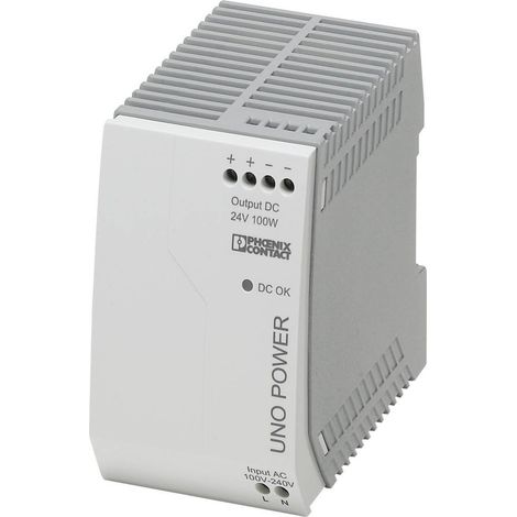 Alimentation rail DIN Phoenix Contact UNO-PS/1AC/24DC/100W 24 V/DC 4.2 A 100 W 1 x W84375 (1/2)